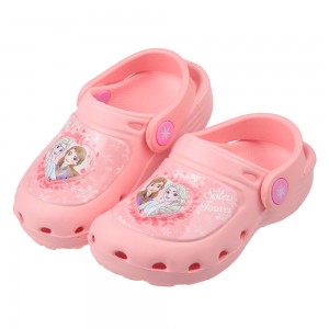 (15~20公分)Disney冰雪奇緣蜜桃粉兒童電燈布希鞋
