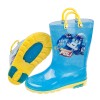 (16~21公分)POLI波力警車藍色提把兒童雨鞋