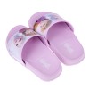 (16~21公分)Disney冰雪奇緣姊妹情深紫色兒童厚底輕量拖鞋
