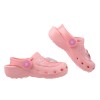(15~20公分)Disney冰雪奇緣蜜桃粉兒童電燈布希鞋