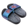 (17~22公分)Marvel蜘蛛人黑藍色輕量兒童拖鞋