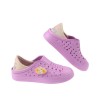 (16~21公分)Disney迪士尼長髮公主樂佩紫色兒童休閒鞋洞洞鞋