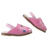(13~15公分)Disney迪士尼100週年紀念粉色護趾鬆緊帶寶寶拖鞋