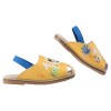 (13~15公分)Disney迪士尼100週年紀念黃色護趾鬆緊帶寶寶拖鞋