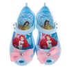 (15~20公分)Disney迪士尼公主蝴蝶結水藍色輕便公主涼鞋