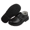 (18~25公分)全真皮制服兒童黑色皮鞋學生鞋