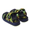 (16~18.5公分)GP綿綿陽光小星星藍綠色磁扣式兒童護趾涼鞋