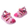 (16~18.5公分)GP綿綿陽光小星星粉紅色磁扣式兒童護趾涼鞋