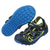 (20~23公分)GP戶外越野藍綠色兒童護趾涼鞋