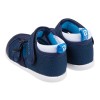 (12.5~14.5公分)Moonstar日本Carrot速乾深藍色透氣寶寶機能學步涼鞋