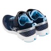 (19~24公分)Moonstar日本點點深藍亮皮3E兒童機能運動鞋