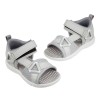 (15~21公分)Moonstar日本速乾活力灰色兒童機能涼鞋