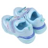 (15~19公分)Moonstar日本冰雪奇緣水藍蝴蝶結電燈機能運動鞋