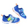 (15~19公分)Moonstar日本Carrot玩耍海洋公園藍色兒童運動機能鞋