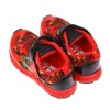 (16~20公分)Moonstar日本玩耍防潑恐龍紅色兒童機能運動鞋