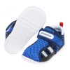 (13~14.5公分)Moonstar日本好透氣速乾寶藍色寶寶機能學步鞋