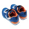 (15~19公分)Moonstar日本Hi系列新藍橘色兒童機能運動鞋