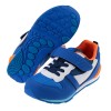 (15~19公分)Moonstar日本Hi系列新藍橘色兒童機能運動鞋