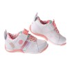 (15~19公分)Moonstar日本Carrot童趣兔耳橘白色兒童機能運動鞋