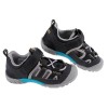 (16~19公分)Moonstar日本護趾透氣黑色兒童機能運動鞋
