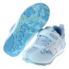 (15~19公分)Moonstar日本Hi系列碎花淡藍色兒童機能運動鞋