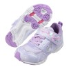 (16~21公分)Moonstar日本LUVRUSH愛心小天鵝紫色兒童機能運動鞋