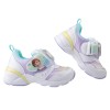 (16~19公分)Moonstar日本冰雪奇緣白紫電燈兒童機能運動鞋