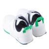 (15~18公分)Moonstar日本TSKC流行白綠兒童機能運動鞋
