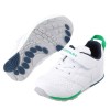 (15~18公分)Moonstar日本TSKC流行白綠兒童機能運動鞋