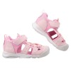 (16~21公分)Moonstar日本粉色透氣兒童機能護趾涼鞋