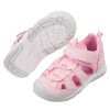 (16~21公分)Moonstar日本粉色透氣兒童機能護趾涼鞋