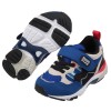 (15~20公分)Moonstar日本Hi系列3E寬楦藍色兒童機能運動鞋