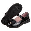 (19.5~24公分)台灣製緞面蝴蝶結黑色公主鞋學生鞋