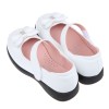 (20~24公分)台灣製典雅蝴蝶結白色公主鞋學生鞋
