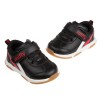 (13~15.5公分)Miffy米飛兔黑色輕量皮質寶寶學步鞋