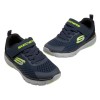 (17~23.5公分)SKECHERS_FLEX_透氣網布深藍兒童機能運動鞋