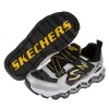 (17~23.5公分)SKECHERS_TURBOWAVE_黃黑色電燈兒童氣墊運動鞋P#KN3LD*XBB