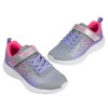 (17~23公分)SKECHERS_DYNA_LITE灰紫色閃亮金蔥兒童運動鞋