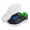 (17~23.5公分)SKECHERS_DYNAMIC_FLASH黑藍兒童電燈運動鞋