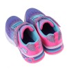 (17~23公分)SKECHERS愛心波紋紫色兒童電燈運動鞋
