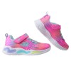 (17~22公分)SKECHERS_S_Lights電燈彩虹粉色兒童運動鞋