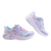 (17~22公分)SKECHERS獨角獸LIGHTS愛心圈圈紫色中童電燈運動鞋