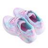 (17~22公分)SKECHERS獨角獸LIGHTS愛心圈圈紫色中童電燈運動鞋
