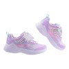 (17~23公分)SKECHERS電燈愛心翅膀紫色中大童運動鞋
