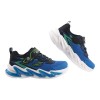 (17~21公分)SKECHERS藍綠閃電電燈兒童機能運動鞋