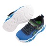 (17~21公分)SKECHERS藍綠閃電電燈兒童機能運動鞋
