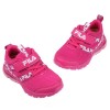 (16~22公分)FILA透氣舒適氣墊桃色橡膠底兒童運動鞋