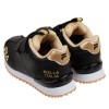 (16~22公分)FILA義式經典黑金橡膠底兒童運動鞋