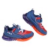 (15~20公分)FILA康特杯渲染藍紅色兒童氣墊運動慢跑鞋
