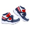 (16~24公分)FILA經典中筒藍紅色兒童機能運動鞋